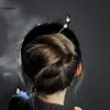 Fermagli per capelli Bastoni di legno Forchette Copricapo di fiori Forcine per capelli stile cinese vintage Accessori laterali per donna e ragazza Creatore di panino