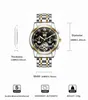 Tevise Mechanical Watch for Man Classic Business Design Watches Wrist Mens Fashion Luxury 240220