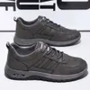 New mens shoes spring and autumn leather sports and leisure shoes mens running shoes lace up work shoes mens shoes
