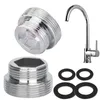 Torneiras de cozinha 2pcs Tap conector jardim banheiro de tópico externo Adaptador de torneira de cobre Filtro de água à prova de vazamento Mangueira com juntas Home