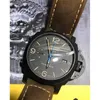 Mens Luxury Panerais Watch Luminor Watches Designer Men Automatisk schweizisk rörelse Storlek 44mm läderband Business Wristwatch