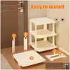 Storage Holders Racks Shoe Cabinets Mti-Layer Rack Saving Space Portable For Door Wall Corner Organizer Drop Delivery Home Garden Dhky6