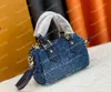 Sac de designer Boston NANO Sac Sac à bandoulière Bandoulière Femmes Mode Luxe Sac à main Denim Fourre-tout de haute qualité TOP 10A Pochette de bourse Livraison rapide