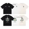 Chemises pour hommes chauds Ss Rhude haute qualité t-shirt hommes printemps automne lettre imprimer à manches courtes taille américaine M Xxl unisexe