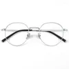 Sonnenbrillenrahmen Mode Retro Runde Brillen Kleine Größe Superleichte Titanlegierung Brillen Brillen Myopie Hyperopie