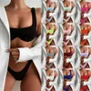 Costume da bagno donna con ferretto push up bikini brasiliano costume da bagno donna Biquinis 2024 costume da bagno sexy imbottito Badpak K T240222