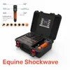 Valise ESWT Horses Machine Appareil de thérapie par ondes de choc pour la santé équine avec 7 embouts