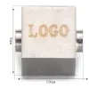 Pärlor Neovivi 100 PCS Spacer Pärlor Gravera ditt namn Logo Original Custom Pärlor för smycken Making Armband DIY Finds Accessories