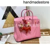 Bag Hand-stitched Designer Portable Women's Bk25bk30 Epsom Leather Togo 5p Cherry Blossom Powder