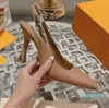 Heel Pump Sparkle Slingback Pointed Toe Women Sandals Slide Chain Strap Office Dress Shoes