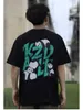 Herr t-shirts 2023 Ny Shake Horse Panda-tryck Kort ärm T-shirt Loose and Creative Casual Par Summer Women kläder Kpop Harajuku Y2KH24222