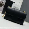 24 Victoire Bag In Supple Leather Luxury Designer Black Crossbody Shoulder Bags Chain Women's Handbag Letter Button Closure