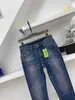 Jeans de créateur de luxe, tout nouveau jean, matériau extensible de haute qualité, à la mode avec pieds serrés, pantalons pour hommes