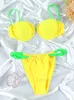 Bikinis de trajes de baño para mujeres Bikinis de dos piezas Bikinis Pushin Up Swimsuit Women Womwerwewwear Sexy Bikini Set Brasilia Bíqui Bíjate Suites de baño Beach Wear T240222