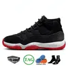 Mens J11 Basketball Shoes Jumpman 11 Bred Velvet Cherry Cool Grey 11s DMP Pink Cement Jubilee Gamma Blue High Bred Concord Womens Sneakers Trainers With Box
