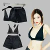 Sexy Women's Tracksuits Girls Designer Triangle Bra Short Pants Set Adjustable Chest Size Indoor Outdoor Bathing Suits S-XL