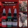 Dryers 30ml/bottle Natural Plant Professional Tattoo Ink Black Permanent Makeup Pigment Color for Body Makeup Art Tattoo Supplies