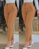 Capris 2023 Casual Harem Pant Women's Solid Color Highwaisted Oficjalne spodnie Ol Ladies Pants Women Dress Pant Formal Suit