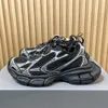 Designer Balencigs Moda Scarpe casual Pattini a rotelle 2024 Primavera Nuova 9a generazione Mesh in pelle Traspirante Lace up Suola spessa Sport casual 3XL Scarpe da papà AFUG