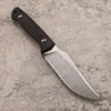 Neuankömmling A2259 High-End-gerades Messer D2 Satin-Klinge mit gerader Spitze, voller Zapfen-Micarta-Griff, Outdoor-Camping, Jagd, Angeln, feststehende Messer mit Kydex