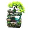 Dekorativa föremål Figurer inomhus bordsskiva vattenfall fontän rockery bonsai zen meditation avslappning kaskadvatten fontäner dhgfd