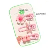 Haaraccessoires 3 stks bloeipuckbill clips geschenken voor meisje vrouwen buigen cartoon barettes Koreaanse stijl haarspelden