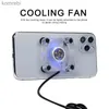 Andra mobiltelefontillbehör Ny Mini Mobiltelefon Cooler USB Cooling Pad Cooler Fan GamePad Gaming Shooter Mute Radiator Controller Syftfläck 240222