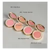 Blush Marque Silky B Poudre 4 Couleurs Rose Tender Abricot Radiant Rose Bright Coral Palette De Maquillage 5.5G Fard A Joues Poudre Soyeuse Drop Dhiwo