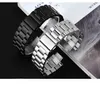 Other Watches Stainless steel strap suitable for Samsung Gear S3 S4 Frontier Classic Watch strap 46mm accessory 18mm 20mm 22mm 24mm suitable for Huawei J240222