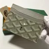 Tasarımcı Çanta Deri Goyarrd Cüzdanlar Mini Cüzdan Gerçek Deri Kart Tutucu Para Çantası Kadın Cüzdan Kart Tutucu Anahtar Yüzük Kredi Lüks Toptan Küçük Cüzdan