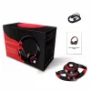 Auriculares/Auriculares Bluetooth 5.0 Auriculares estéreo con micrófono Compatible con Samsung iPhone iPad Smartphone PC TV Laptop Tablet Audio