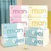 Tissue Boxes Napkins Manwei tissue 4 layers of 10 packages of whole box of home paper affordable package of napkins toilet paper facial tissue Q240222
