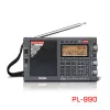 Radio Lusya Tecsun Pl990 Radio stéréo portable haute performance réglage numérique pleine bande Fm Am Radio Sw Ssb avec récepteur Bluetooth