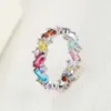 Cluster Rings Bettyue Modern Style Fashion Party Classic Circle Shape Design Ring With Colorful Zircoina Decoraion For Female Fancy Gift