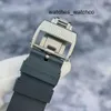RMタイムピーストップリストウォッチラストコレクション腕時計リチャードミリーRM010 AG WGバックダイヤモンド18Kプラチナフルダイヤモンドホローオートマチックメカニカルウォッチ男性