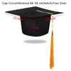 Bérets Félicitations Grad Graduation Hat Cérémonie de diplôme 2024 Happy University Academic High School Party Supplies