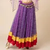 Vêtements de scène Danse Bollywood Costumes du ventre Grande jupe pivotante Groupe Performance Outfit Adulte Femme OrientalClothes