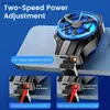 Other Cell Phone Accessories Universal Mini Mobile Cooling Fan Radiator Turbo Hurricane Game Cooler Cool Heat Sink for Iphone/samsung/ 240223