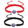 Chain Evil Turkish Eye Hand Braided Rope Chain Red Thread String Bracelet Women Men 2021 Charm Lucky Adjustable Bracelets Friendship Dhkvc