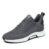 2024 Flying Elastic Breathable Sneakers Wear Resistant Black White Grey Men Running Casual Sports Trainers Increasing 8cm Mens Shoes for Man A0111