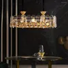 Lustres K9 Cristal Sala de estar Luxo Candelabro Pós Moderno E14 Villa Lobby Decoração de Casa Grande Iluminação LED Pendurado Luminárias
