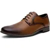 Oxford Dress TOE MĘŻCZYZN Josen Plain Classic Formal Derby Shoes 904 958