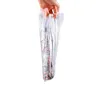 Saco guarda-chuva com alça longa curta, descartável, de plástico transparente, à prova d'água, para supermercado, hotel, restaurante, qw8183