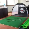 Aids 3M 2M Golf Ball Practice Training Net Gadgets Indoor Golf Exercise Hitting Target Tent Cage Garden Trainer Golf Hole XA147A