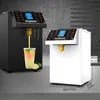 آلة ملء الشراب التجاري آلة فركتوز الفركتوز الكمي مناسبة لمحلات شاي القهوة والحليب