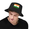 Berets Flag Of India Authentic Version Adult Fisherman's Hat Bob Bucket Hats Men Women Caps Fisherman Girl Boy