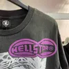 Hellstar 2024SS Nuovo stile Spring ed estate di alta qualità 100% Cotton Grand Men and Women T-shirt