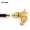 Golden Luxury Dragon Head Walking Cane Fashion Decorative Walking Stick Gentleman Elegant Cosplay Cane Knob Crosier 93cm