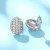 Studörhängen Huitan Chic Love for Women Fashion Oval/Water Drop Shaped Cubic Zirconia Ear Piercing Statement Smycken