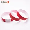 Bracelets 100 PCS disposable bracelets and Tyvek synthetic paper can be printed for free Party Quick identification aquarium wristband